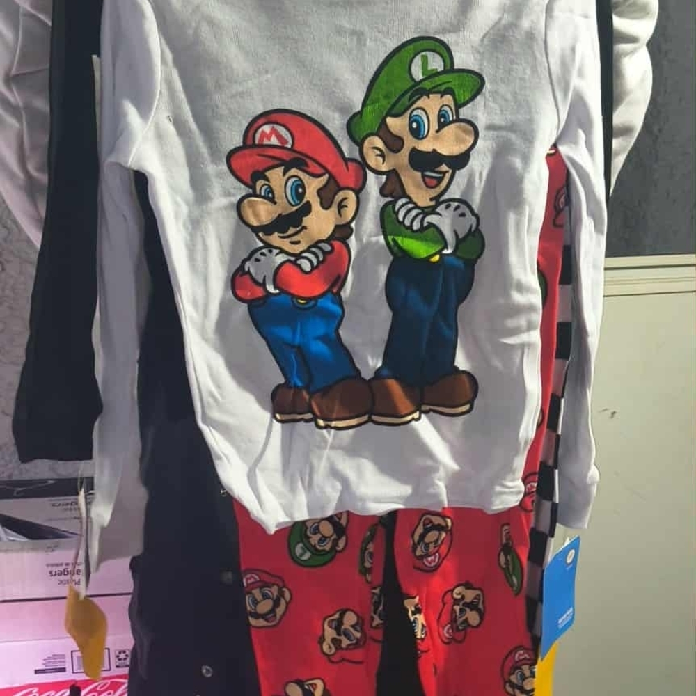 Super Mario Kids Shirt - White and Red